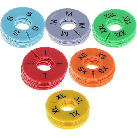 30 séparateurs de taille pour penderie et placard, pratiques et adaptés aux tailles XS à XXL. (1/5)