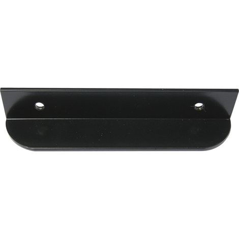 Portac – Butée de portail battant 160mm – Finition noir Ral 9005 – Pour bois dur et teck – Fixation robuste pour motorisation (1/2)
