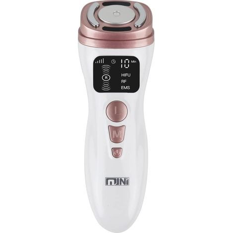 Mini-HIFU-Gerät für die Gesichtsmassage mit Ultraschall, EMS und Radiofrequenz zur Hautverjüngung und -straffung sowie zur Gesichtspflege. Schönheitsprodukt. (1/4)