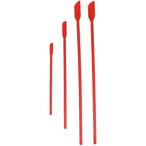 4 spatules en silicone pour pots