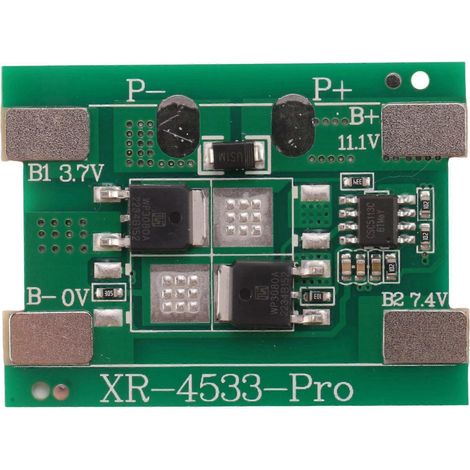Carte de protection batterie lithium 18650 3S 12,6 V 5 A pour pulvérisateur et lampadaire solaire (1/5)