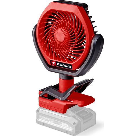 Einhell Ventilateur sans Fil GC-CF 18/110 Li-Solo PXC (18 V, 3 Niveaux de Vitesse, tête orientable à 300 degrés) Livré sans Batterie ni Chargeur (1/5)