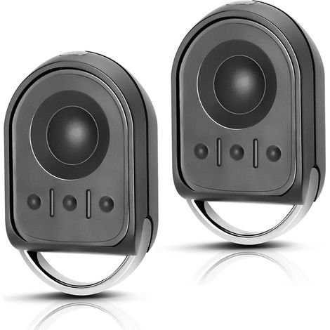 Remplacement Télécommande S0mfy RTS de 433,42 MHz, Compatible avec Motorisation Portail et Porte de Garage, Télécommande S0mfy 4 Canaux pour KEYGO RTS, 1841064(Lot de 2)