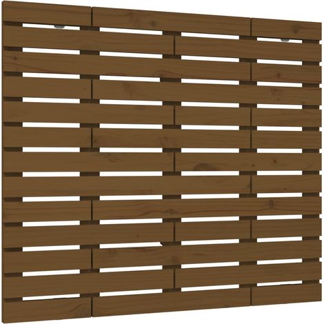 Maison Exclusive - Testiera da Parete Ambra 146x3x91,5cm in Legno Massello di Pino