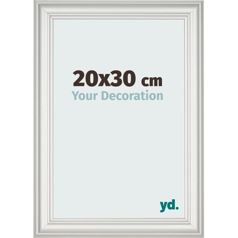 yd. - Cadre photo 20x30 - Blanc Patine - MDF - Lazio