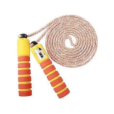 Corde à sauter pour enfants, corde à sauter avec compteur pour petites filles, compteur intégré réglable et poignée souple pour le fitness, l'école, les jeux ou les activités physiques (1/5)