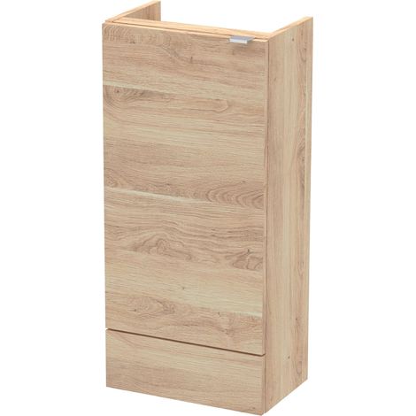 Hudson Reed Fusion Compact Base Unit 400mm Wide - Bleached Oak (1/2)