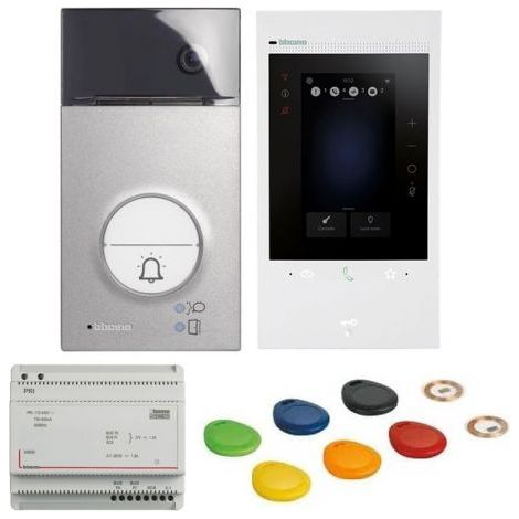 Bticino kit vivavoce Wi-Fi monofamiliare videocitofono classe 300EOS WN+L3000 - 363925