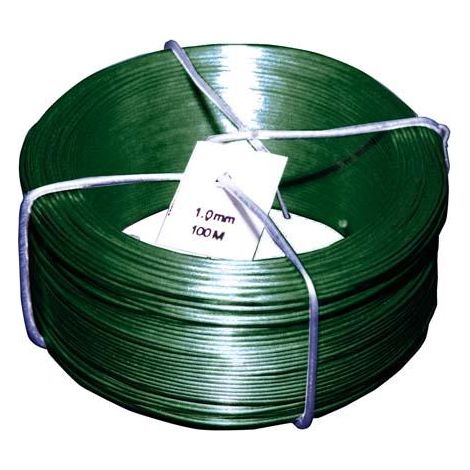 Drahtspinne PVC grün 1,4/0,9 mm x 50 m