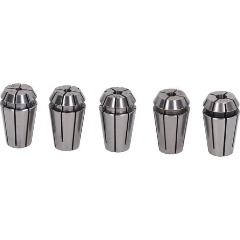 Jeu de 5 pinces de serrage ERG16 pour accessoires CNC, kit de collets de taraudage, système de fixation de précision, lot d'outillage de machine-outil. (1/5)