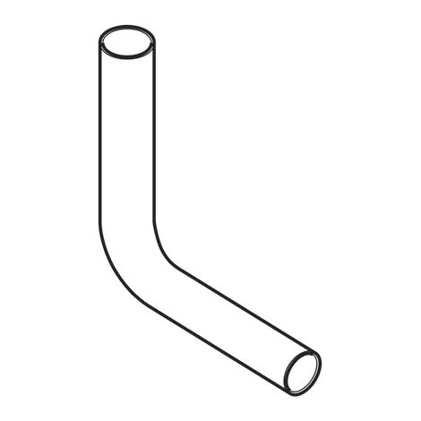 Geberit - Coude de chasse 390x350 mm, basse position, d50 mm, blanc alpin 118.006.11.1