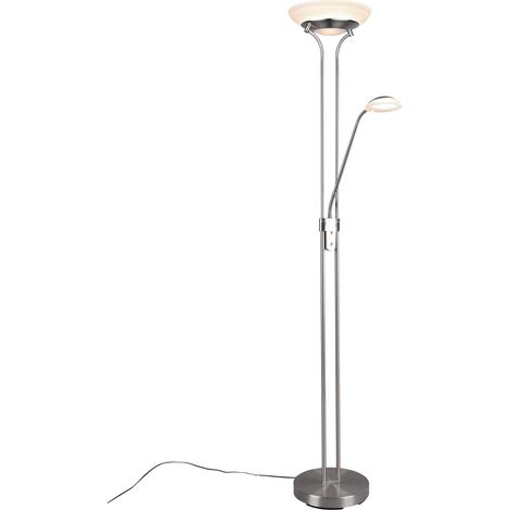 Piantana da Interno a LED in Metallo Nickel Opaco (1/5)