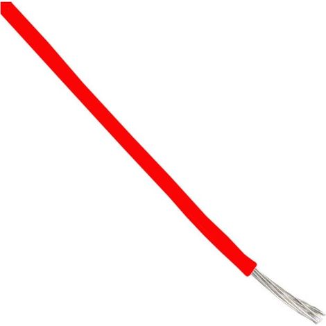 Cavo Filo Unipolare EN50306-2 sez. 0,50 mmq Rosso