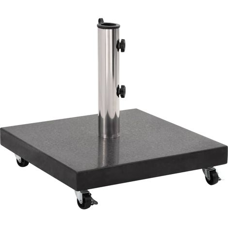 Socle de parasol Granite 30 kg Carré Noir 2 (1/5)