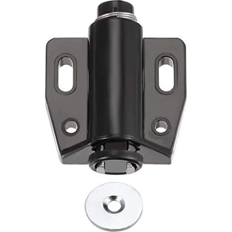 XYWHPGV Loquets magnétiques tactiles en nylon noir pour volet de porte (1/4)