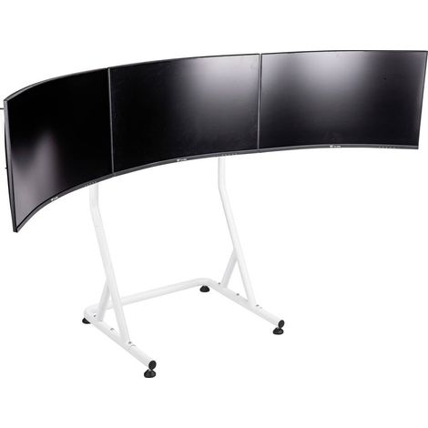 Thermaltake Support d'écran Triple Monitor Stand for Cockpit White 3 Écran(s) 139,7 cm (55) blanc (1/3)