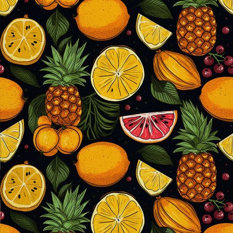 Tela decorativa para exteriores Oxford - Motivo frutal  DX6525 (1/5)