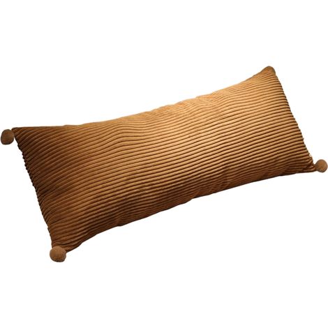 almohada corporal de espuma viscoelástica triturada, funda incluida, cierre de cremallera, para la espalda y el estómago. (1/5)