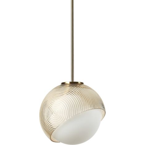 Ideal Lux BLOOM Suspension globe en laiton de 22 cm, 1 x E27 (1/2)