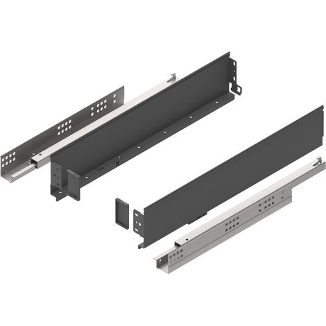 Gamet simple BOX6 Schublade, niedrig, anthrazit, 450 mm (1/4)