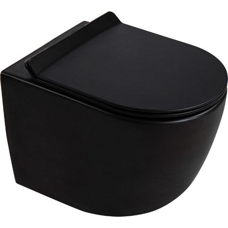 PixL SoftClose-Sitz für WC-Becken CEPX010, Schwarz matt (CEPXSCBKM)