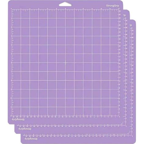 Set mit 3 lila Schneidematten für Cricut-Maschinen, 30,5 x 30,5 cm (1/5)