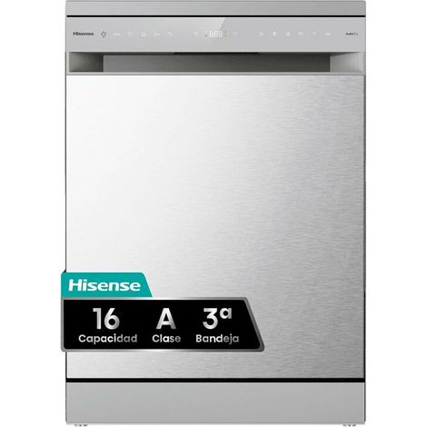 Hisense HS673A90X - Lavavajillas 60 Cm A 16 Cubiertos Inox
