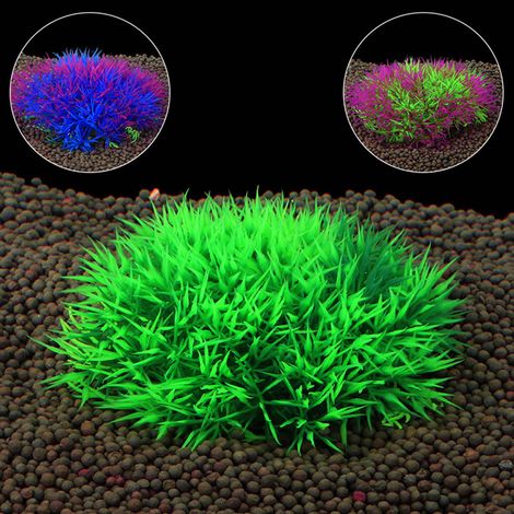 Plante Aquatique Artificielle - Herbe À Eau Simulée En Plastique Pour Aquarium - Décoration De Bassin Poisson - Lot De 1 (1/5)