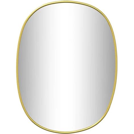 Miroir mural doré, 30 x 25 cm (1/5)