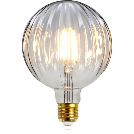 Bombilla Sandía Forma Retro Taladro Sandía 220V 4W 2700K Transparente G95 Sandía (1/5)