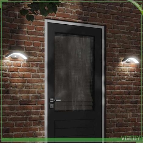 Applique murale LED d'extérieur - FAFEISY - 4006279 - IP54 - Capteur PIR 120°/10 m - Lot 2 pcs (1/5)