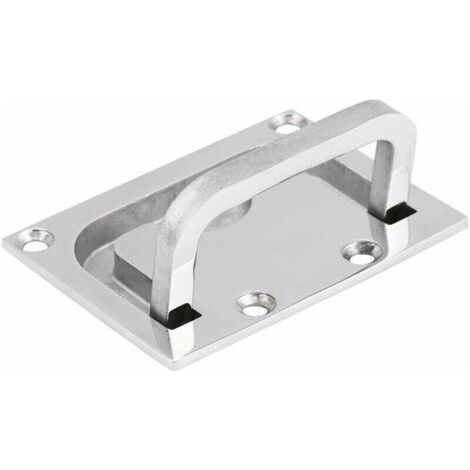 Bodenschlaufe aus Edelstahl 316, Deckschlaufe für Boote, Lukengriff, Wohnmobilgriff (7657 mm)
