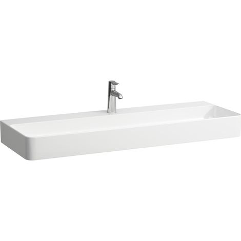 LAUFEN VAL lavabo, encastré, 1 trou pour robinet, sans