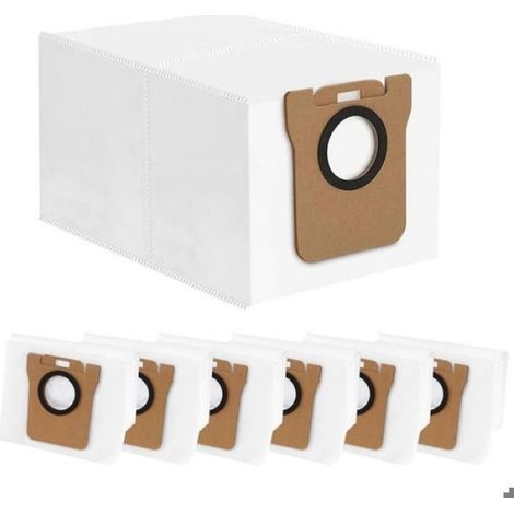Sacs À Poussière - Pour Robot Aspirateur Dreame D10 Plus - Capacité 2,5 L - Compatible Remplacement - Lot De 7 (1/5)