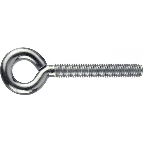 Connex Ringschrauben M4 x 40 mm - 10 Stück verzinkt Ringe