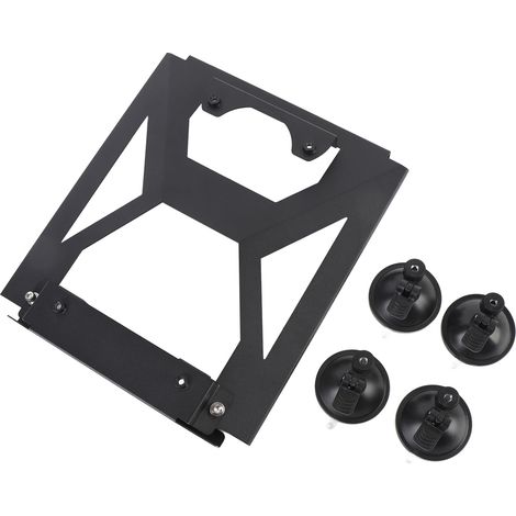 Support satellite voiture 4 ventouses robustes alliage aluminium compact fixation vitre auto pour camping-car bateaux (1/5)