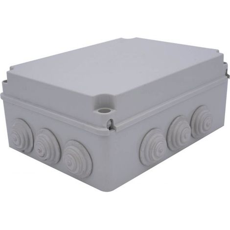 Boite de dérivation étanche IP65 310x230x130mm, en saillie, 12 entrées membranes souples