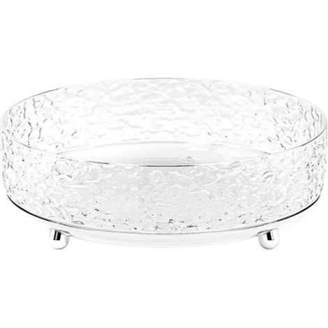 Rotating cosmetic storage box Home bathroom table skin care products storage turntable dresser rack (1/5)