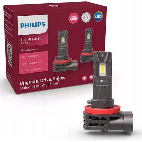 Lampadine LED Philips Ultinon Access UA2500 H11 12V NUOVA GENERAZIONE (1/5)