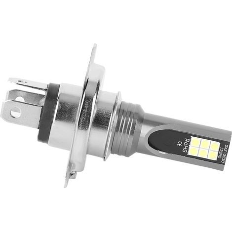 20W Dual Chip H4 LED Bulb – IP68 Protection Rating – Cool White Light – Easy Installation – Turbo Fan (1/5)