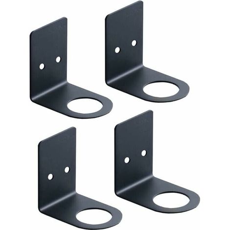 4-Piece Wall Mounted Soap Dispenser Holder for Soap Bottle, Hand Pump, Shampoo Sink Wall Mount, Lotion Holder (1/4)