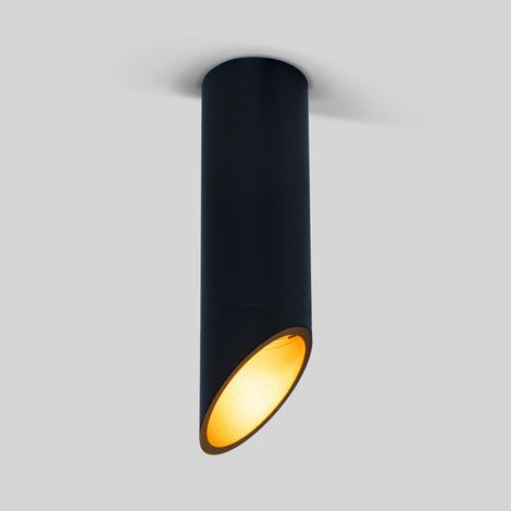 Deckenleuchte VINA, innen gold, außen schwarz 20cm GU10
