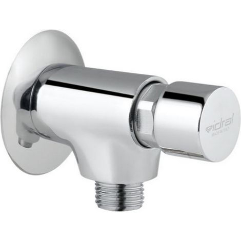 Zeitgesteuerte Urinalarmatur ohne Schlauch MODERN Serie Idral 08120/1E  Verchromt - Messing