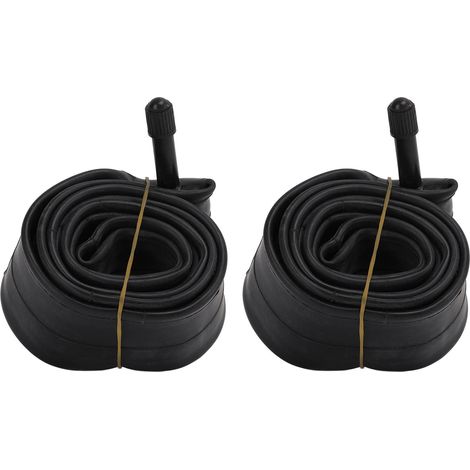 Kit de réparation de pneus de vélo en caoutchouc butyle avec chambre à air de rechange, rustines rondes et démonte-pneus 14 x 1,75/2,125 (1/5)