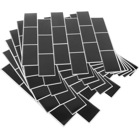 6pièces Crédence De Cuisine Autocollante Stickers Carrelage Effet Métro Panneaux Muraux Adhésifs Imperméables Pour Décoration Cuisine Salle De Bain (1/5)
