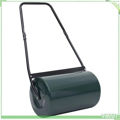 Rouleau à gazon - FAFEICY - 147846 - 63 cm largeur - 50 L capacité - Vert et noir (1/5)