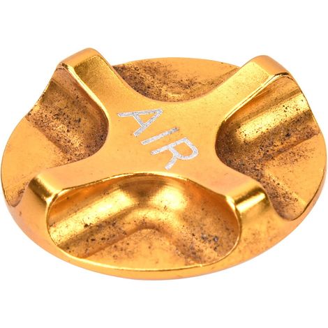 Fourche de suspension de vélo en alliage d'aluminium, cache-valve étanche, accessoire de vélo (jaune) (1/5)