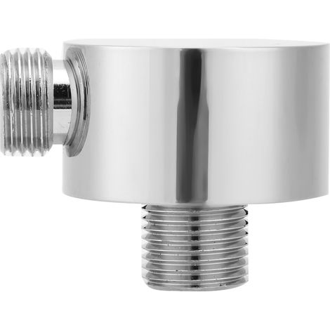 Raccord coudé de douche en laiton G1/2, forme ronde, accessoires (1/5)