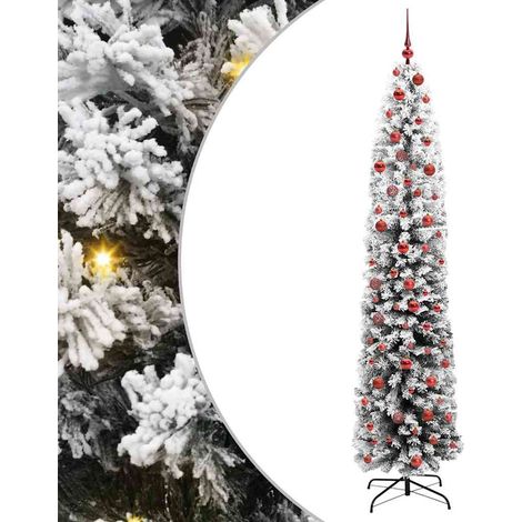 Árbol de Navidad artificial Verde 210 cm PVC, Acero y Plástico vidaXL