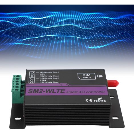 [Interruptor de relé 4G] SM2 WLTE EC con control de SMS/temperatura/humedad para alarmas y control de puertas. (1/5)
